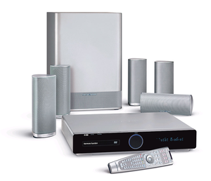 HS 500 - Black - 5.1-Channel Integrated Home Theater System - Hero